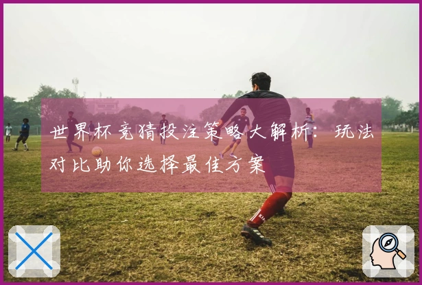 世界杯竞猜投注策略大解析：玩法对比助你选择最佳方案